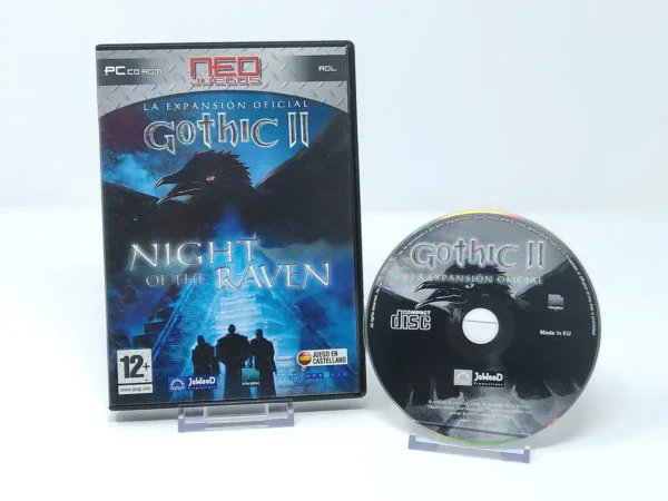 Lateral de la caja de Gothic II: Night of the Raven (Expansión) (ESP) para PC