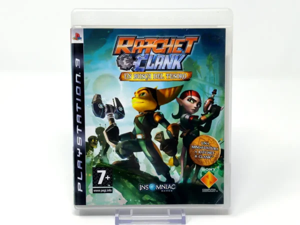 Portada de Ratchet & Clank: En Busca del Tesoro (ESP) para PlayStation 3, edición PAL España, de segunda mano