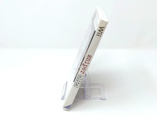 Lateral de la caja de Sniper Elite  (ESP) para Nintendo Wii