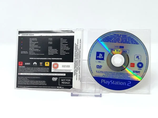Parte trasera de The Warriors (EUR) (Promo) para PlayStation 2