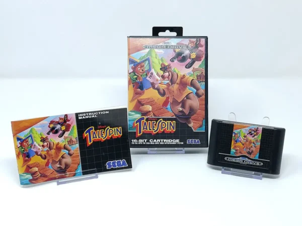 Lateral de la caja de TaleSpin (ESP) para Sega Mega Drive