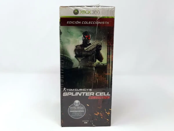 Lateral de la caja de Tom Clancy's Splinter Cell: Conviction (Edición Coleccionista) (ESP) (Precintado) para XBOX 360