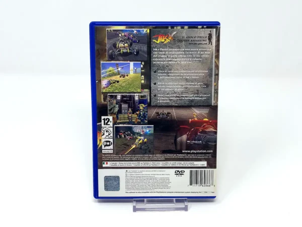Parte trasera de Jak X (ITA) para PlayStation 2, edición PAL Italia