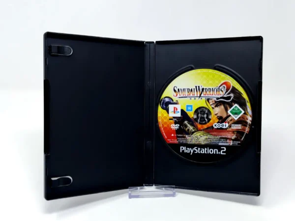 Interior del juego Samurai Warriors 2 (ESP) (Rebajado) para PlayStation 2 con disco y manual