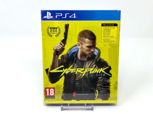 Portada de Cyberpunk 2077 (Edición Day One) (ESP) (Precintado) para PlayStation 4, edición PAL España, nuevo