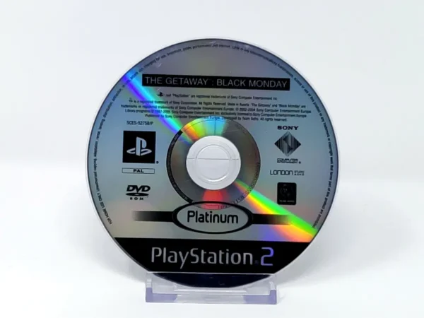 The Getaway: Black Monday (ESP) (Platinum) (Disco) para PlayStation 2, edición PAL España, de segunda mano