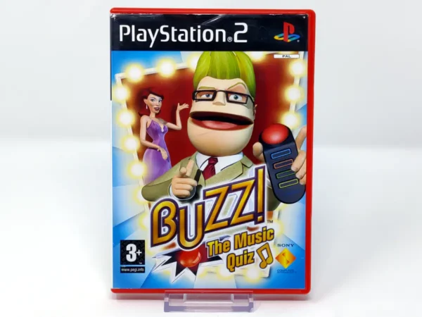 Portada de Buzz! The Music Quiz (ITA) (Rebajado) para PlayStation 2, edición PAL Italia, de segunda mano