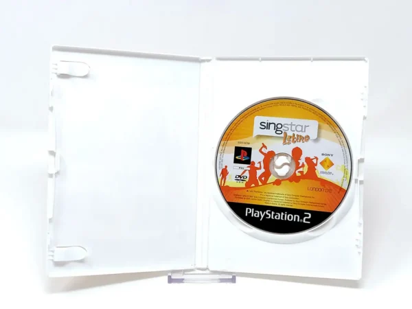 Interior del juego SingStar Latino (ESP) (Rebajado) para PlayStation 2 con disco y manual