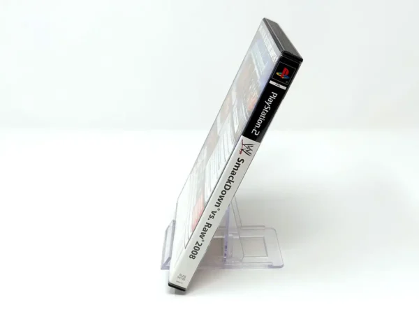 Lateral de la caja de WWE SmackDown vs. Raw 2008 (FRA) para PlayStation 2