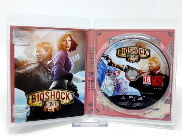Interior del juego BioShock Infinite (ESP) para PlayStation 3 con disco y manual