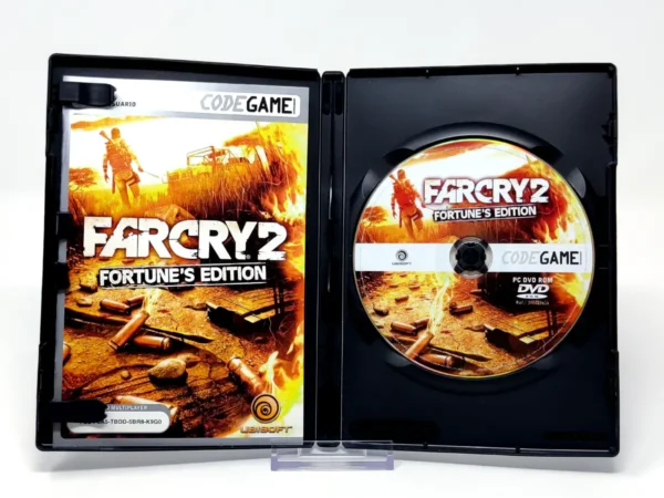 Interior del juego Far Cry 2 (Fortune's Edition) (ESP) para PC con disco y manual