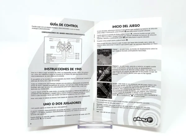 1945 I & II: The Arcade Games (ESP) (Manual) para PlayStation 2, edición PAL España, de segunda mano