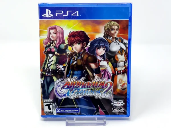 Portada de Alphadia Genesis 2 (USA) (Limited Run) (Precintado) para PlayStation 4, edición NTSC USA, nuevo