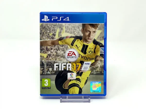 Portada de FIFA 17 (ESP) para PlayStation 4, edición PAL España, de segunda mano