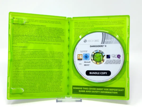 Interior del juego Darksiders II (ESP) (Bundle Copy) para XBOX 360 con disco y manual