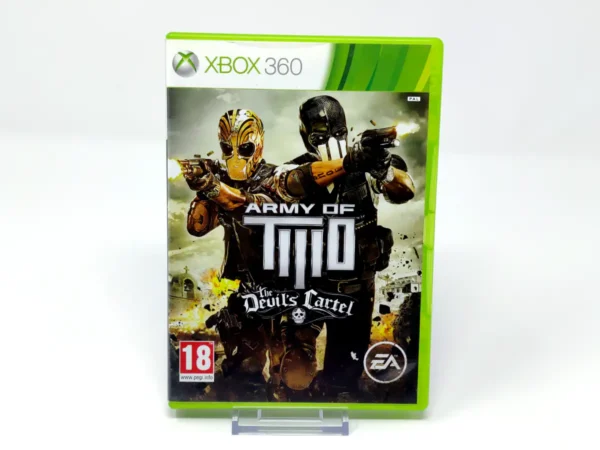 Portada de Army of Two: The Devil's Cartel (ESP) para XBOX 360, edición PAL España, de segunda mano