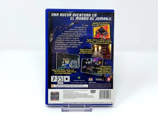 Parte trasera de Zathura (ESP) para PlayStation 2, edición PAL España
