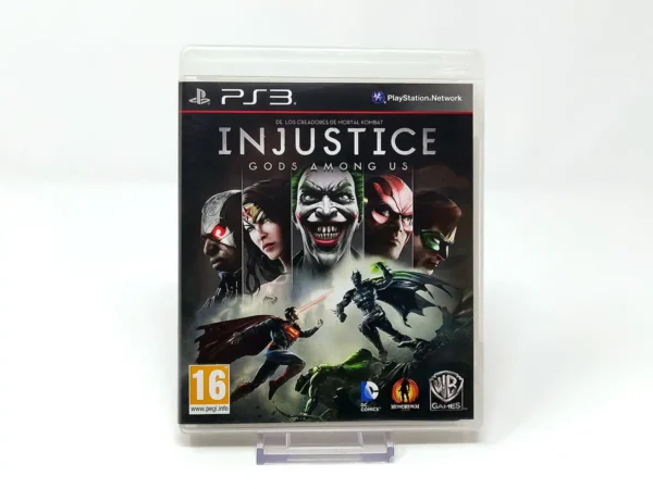 Portada de Injustice: Gods Among Us (ESP) para PlayStation 3, edición PAL España, de segunda mano