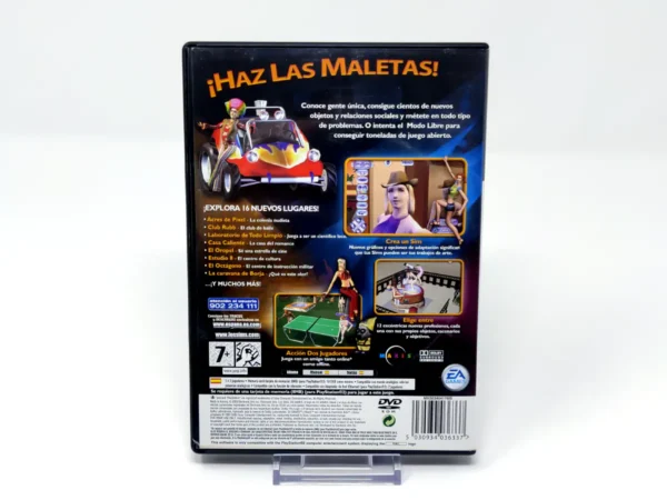Parte trasera de Los Sims: Toman la Calle (ESP) (Muy Rebajado) para PlayStation 2, edición PAL España
