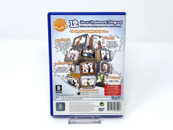 Parte trasera de EyeToy: Play (FRA) para PlayStation 2, edición PAL Francia