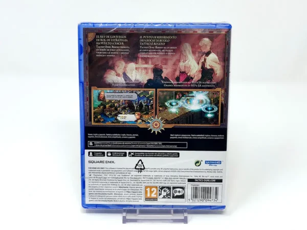 Parte trasera de Tactics Ogre: Reborn (ESP) (Precintado) para PlayStation 5, edición PAL España