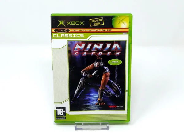 Portada de Ninja Gaiden (ESP) (Classics) para XBOX, edición PAL España, de segunda mano
