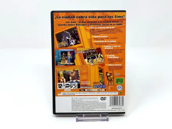 Parte trasera de Los Urbz: Sims en la Ciudad (ESP) (Rebajado) para PlayStation 2, edición PAL España