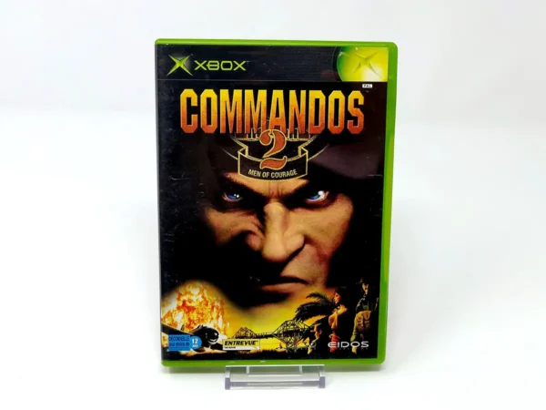 Portada de Commandos 2: Men of Courage (FRA) para XBOX, edición PAL Francia, de segunda mano