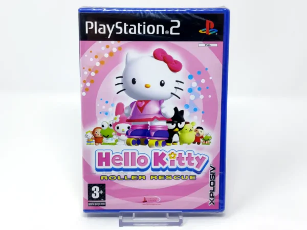Portada de Hello Kitty: Roller Rescue (ESP) (Precintado) para PlayStation 2, edición PAL España, de segunda mano