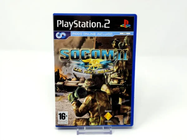 Portada de SOCOM II: U.S. Navy SEALs (ESP) para PlayStation 2, edición PAL España, de segunda mano