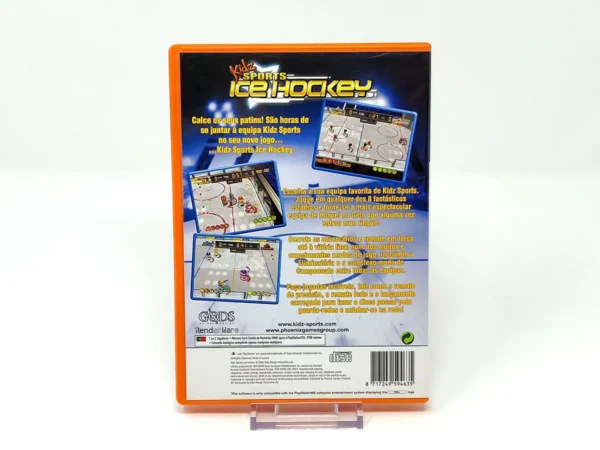 Parte trasera de Kidz Sports Ice Hockey (POR) (Rebajado) para PlayStation 2, edición PAL Portugal