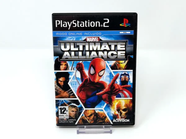 Portada de Marvel: Ultimate Alliance (ESP) para PlayStation 2, edición PAL España, de segunda mano