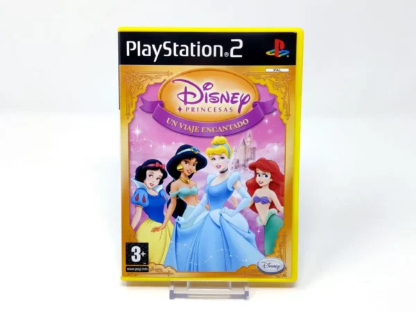 Portada de Disney Princesas: Un Viaje Encantado (ESP) (Rebajado) para PlayStation 2, edición PAL España, de segunda mano