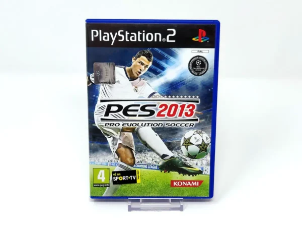 Portada de PES 2013: Pro Evolution Soccer (POR) para PlayStation 2, edición PAL Portugal, de segunda mano