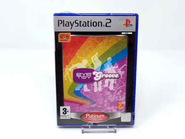 Portada de EyeToy: Groove (FRA) (Platinum) (Precintado) para PlayStation 2, edición PAL Francia, de segunda mano