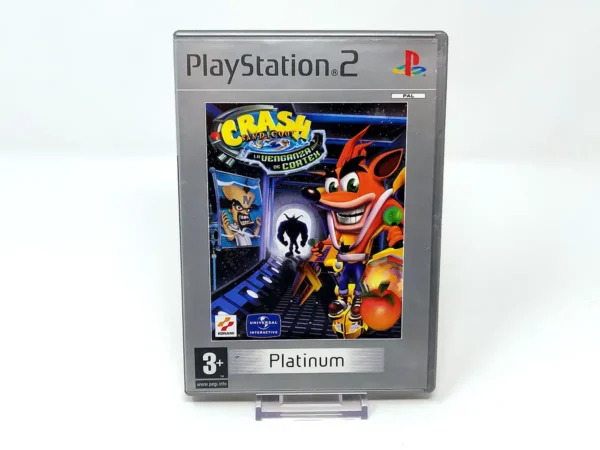 Crash Bandicoot: La Venganza de Cortex (ESP) (Platinum) para PlayStation 2, edición PAL España, de segunda mano