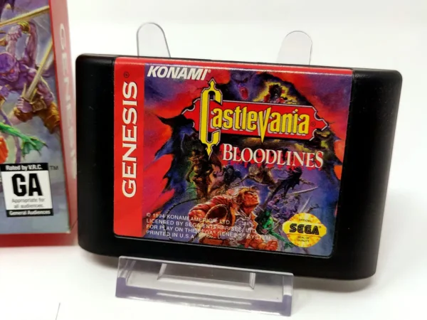 Detalle de Castlevania: Bloodlines (USA) para Sega Mega Drive