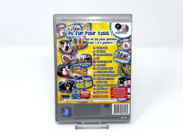 Parte trasera de EyeToy: Play 3 (FRA) (Platinum) (Rebajado) para PlayStation 2, edición PAL España