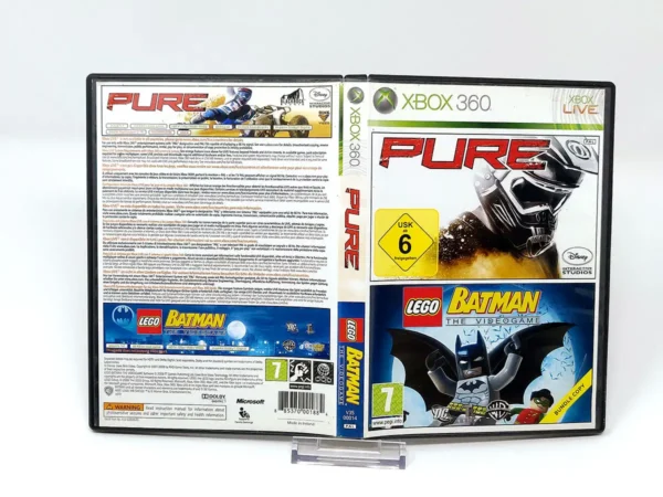 Pack Pure y Lego Batman The Videogame (EUR) (Carátula) para XBOX 360, edición PAL EUR, de segunda mano