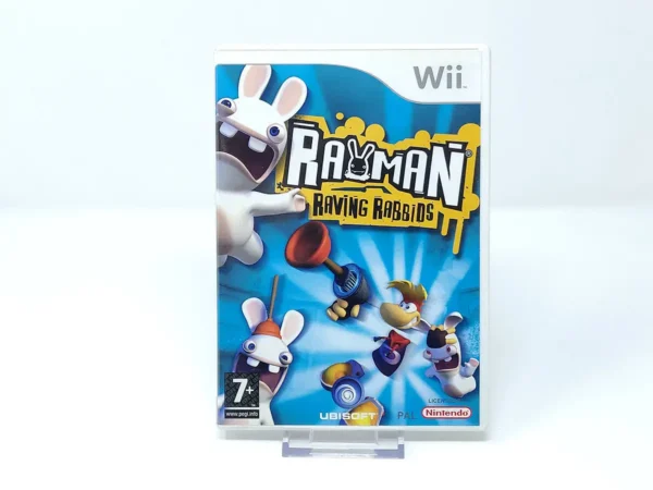 Rayman: Raving Rabbids (ESP) (Rebajado) para Nintendo Wii, edición PAL España, de segunda mano