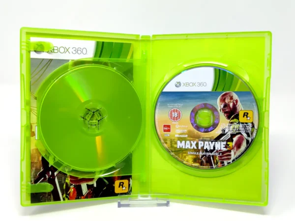 Lateral de la caja de Max Payne 3 (ESP) para XBOX 360