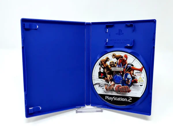 Interior del juego Marvel: Ultimate Alliance (ESP) (Rebajado) para PlayStation 2 con disco y manual
