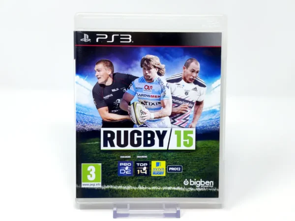 Portada de Rugby 15 (ESP) para PlayStation 3, edición PAL España, de segunda mano