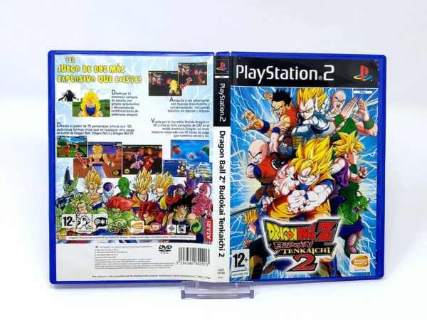 Dragon Ball Z: Budokai Tenkaichi 2 (ESP) (Carátula) para PlayStation 2, edición PAL España, de segunda mano