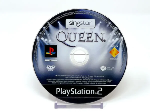 SingStar Queen (UK) (Disco) para PlayStation 2, edición PAL UK, de segunda mano