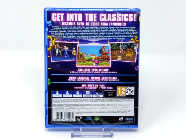 Parte trasera de Sega Mega Drive Classics (UK) (Precintado) para PlayStation 4, edición PAL UK