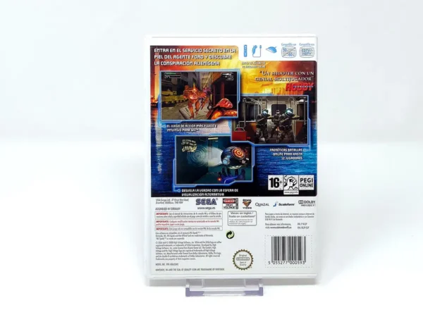 Parte trasera de The Conduit (ESP) para Nintendo Wii, edición PAL España