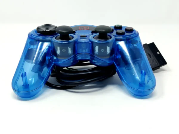 Mando Azul  Transparente Compatible PS2 para PlayStation 2, edición PAL España, de segunda mano