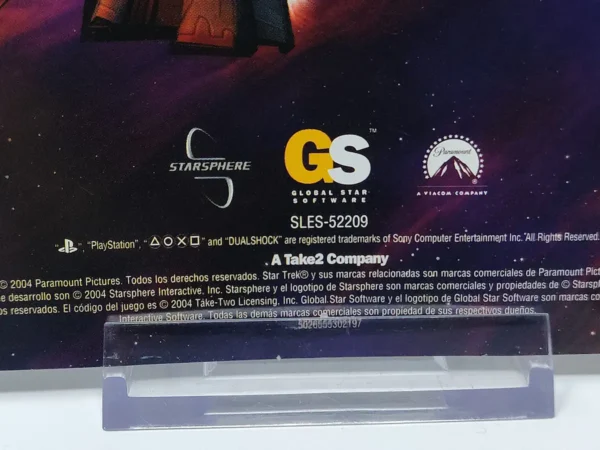 Lateral de la caja de Star Trek: Shattered Universe (ESP) (Rebajado) para PlayStation 2