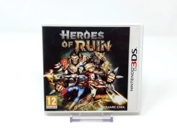 Portada de Heroes of Ruin (ESP) para Nintendo 3DS, edición PAL España, de segunda mano